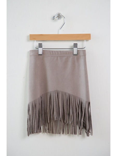 Faux Suede Skirt